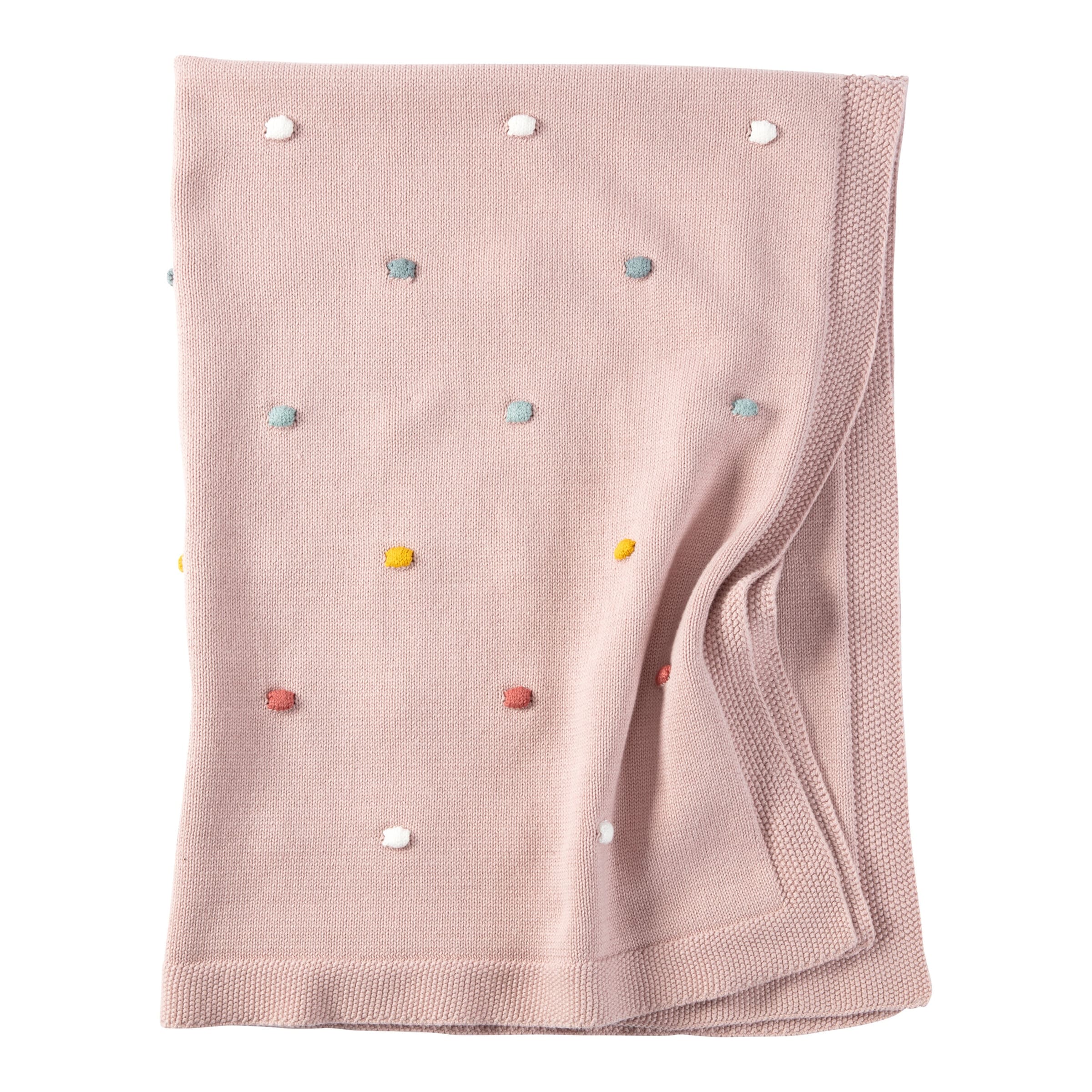 Bornino Home Babydecken-Set mit Greifling Elefant 80x100 cm