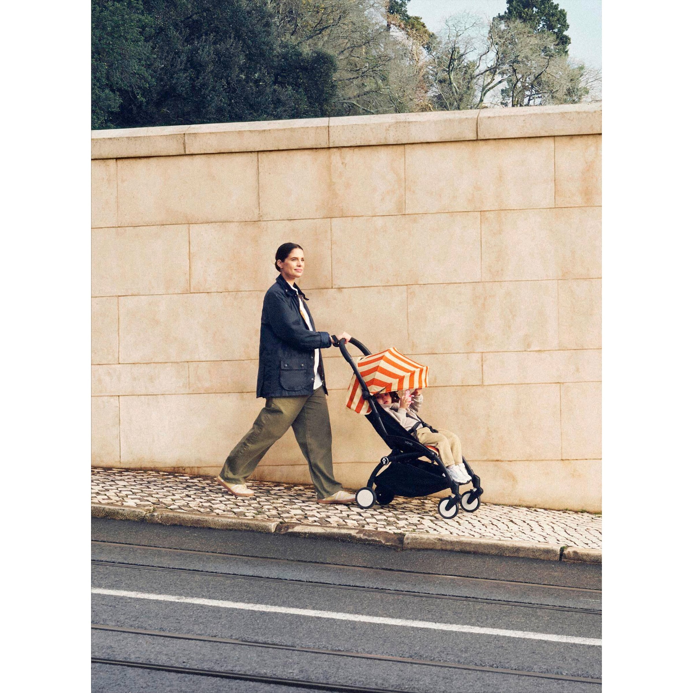 Stokke® yoyo3 Buggy Riviera orange | weiß